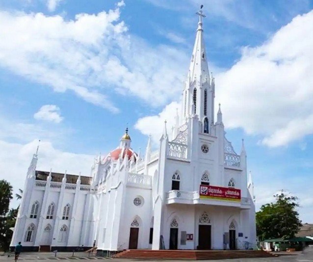 Our Lady of Lourdes Metropolitan Catholic Cathedral, Thrissur, Kerala - Vushii.com